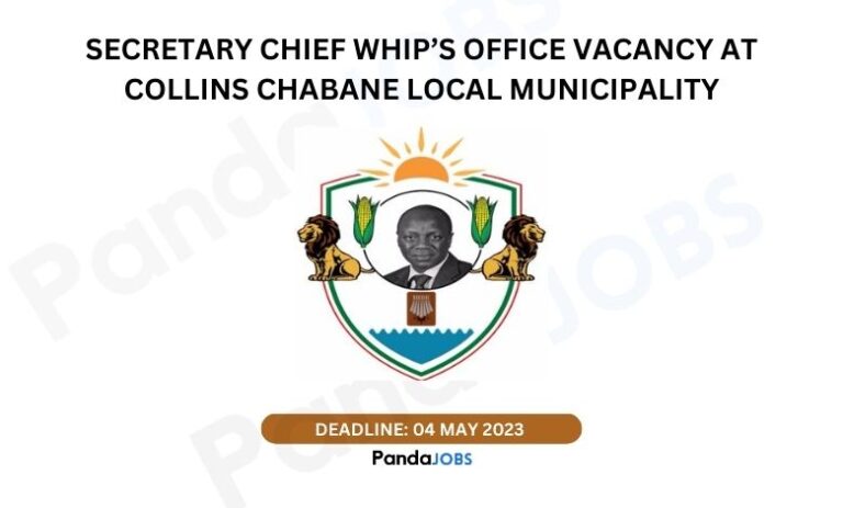 Secretary Chief Whip’s Office Vacancy