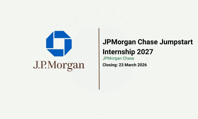 JPMorgan Chase Jumpstart Internship 2027