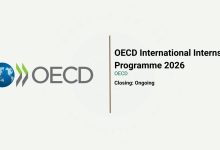 OECD Internship Programme for university students seeking international policy and finance experience