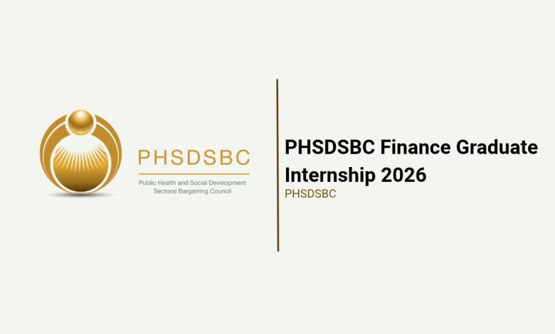 PHSDSBC Finance Internship 2026 in Centurion for Financial Accounting graduates