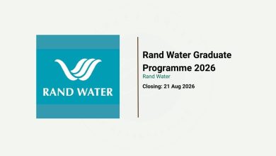 Rand Water Graduate Programme 2026 for Supply Chain and Logistics graduates in Johannesburg