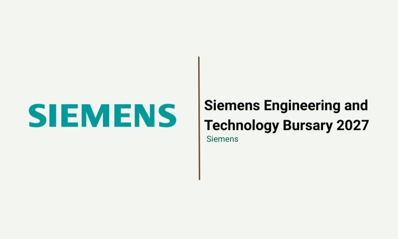 Siemens Engineering and Technology Bursary 2027 for South African Matric students