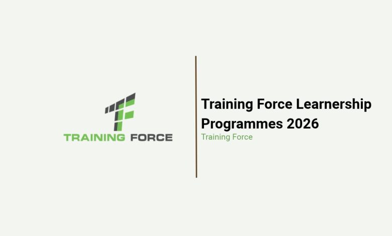 Training Force Learnerships 2026 for young South Africans gaining workplace skills