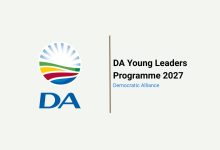 DA Young Leaders Programme 2027 for Public Leadership and Policy