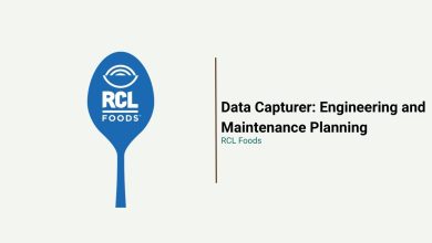 RCL Foods Data Capturer working with maintenance planning and engineering data