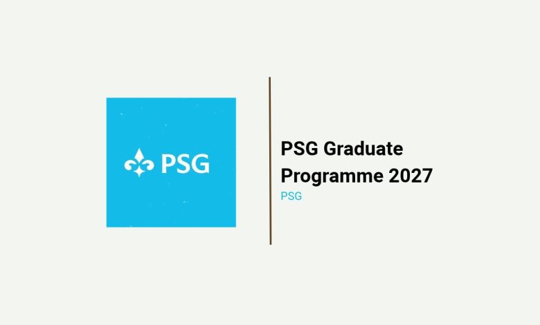 PSG Graduate Programme 2027: Finance, Investments, Actuarial and Technology Careers