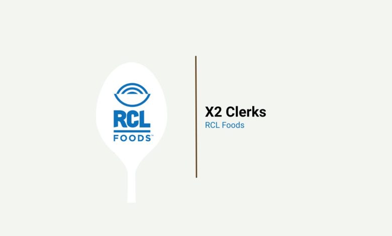 RCL Foods Clerk Opportunities in Durban and Pietermaritzburg