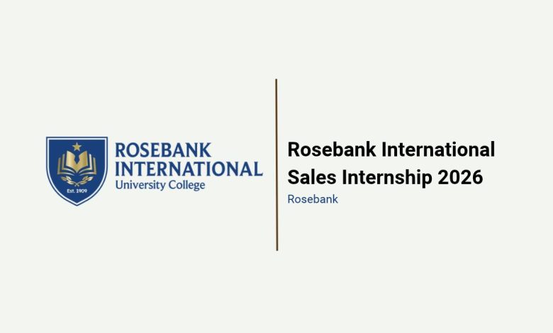 Rosebank International Sales Internship: Student Recruitment and Marketing Experience