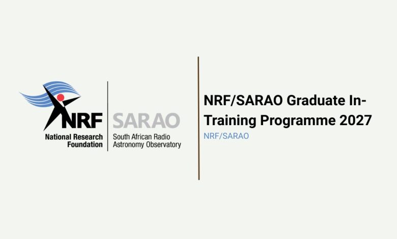 SARAO Graduate Programme 2027 for Engineering, Data and Cybersecurity