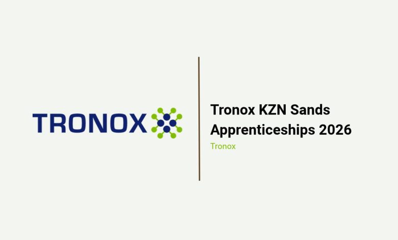 Tronox KZN Sands Apprenticeships 2026: 7 Mining Engineering Trade Opportunities