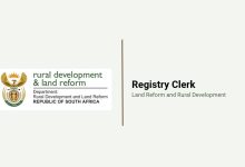 Department of Land Reform Registry Clerk Vacancy: Grade 12 Required in Cape Town