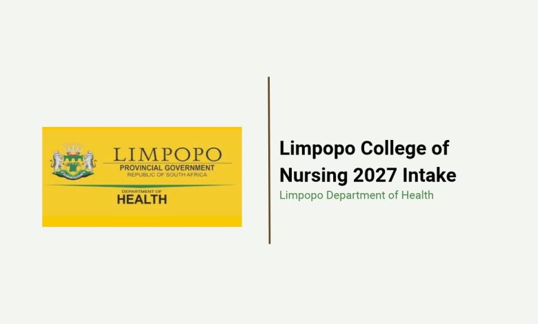 Limpopo College of Nursing 2027 Intake: 3-Year Diploma in Nursing Applications Open