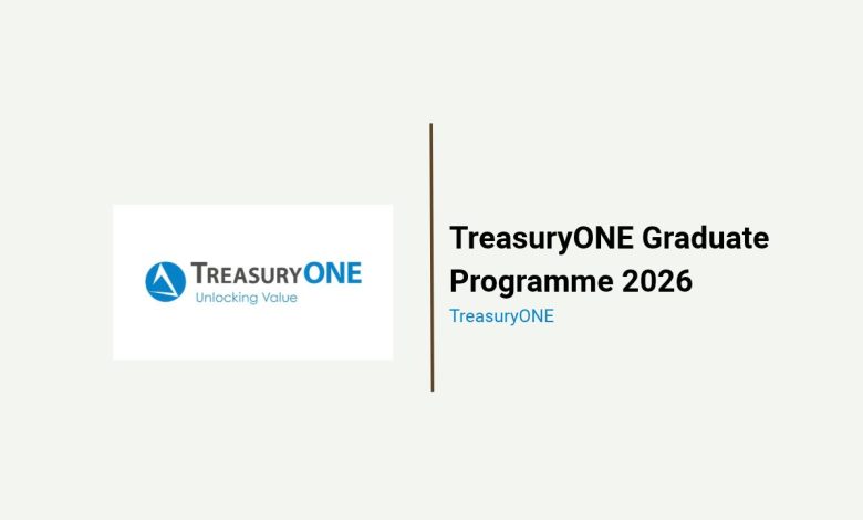 TreasuryONE Graduate Programme 2026 / 2027: Treasury, Fintech, Payments and AI Careers